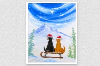 Paint Nite: Have a Doggy Christmas